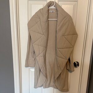 YFB oversized shawl collar sweatshirt - Cream S/M